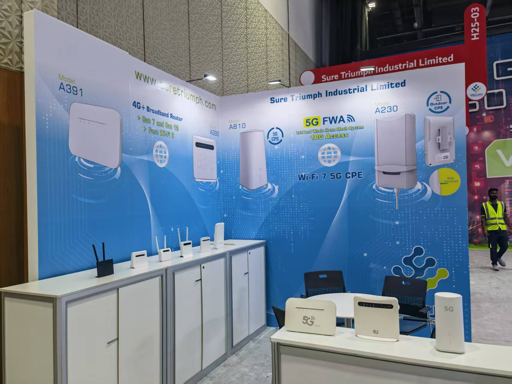 Yaojin participó en la exposición Gitex 2025 en Dubai